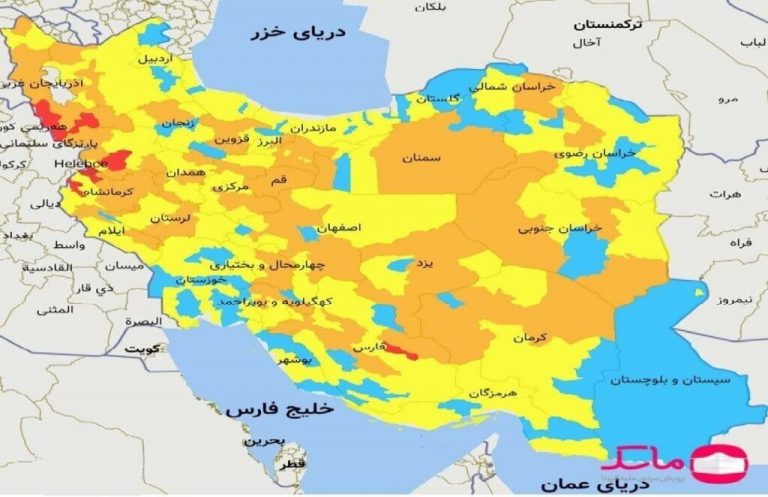 وضعیت کرونایی دشتستان زرد شد