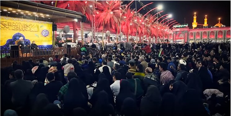 ایرانیان عزاداری وفات حضرت ام‌البنین (س) را در بین‌الحرمین برگزار می‌کنند