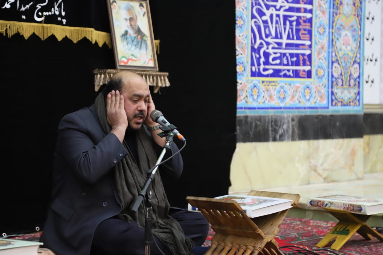 تلاوت‌هایی شنیدنی از احمد ابوالقاسمی و کریم منصوری+صوت و عکس