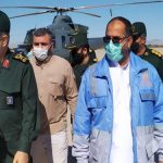 فرمانده کل سپاه پاسداران وارد کنارک شد+تصاویر