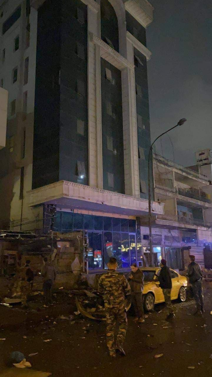 وقوع دو انفجار در منطقه الکراده بغداد