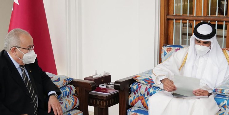 پیام مکتوب رئیس جمهور الجزائر به امیر قطر