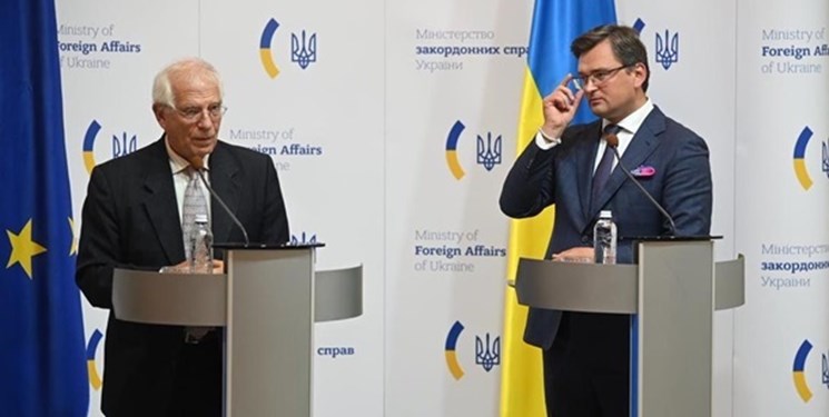 گفتگوی بورل و وزیر خارجه اوکراین درباره راه دیپلماتیک برای تنش با روسیه