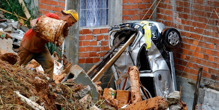 افزایش قربانیان فاجعه بارندگی در برزیل به ۹۴ نفر