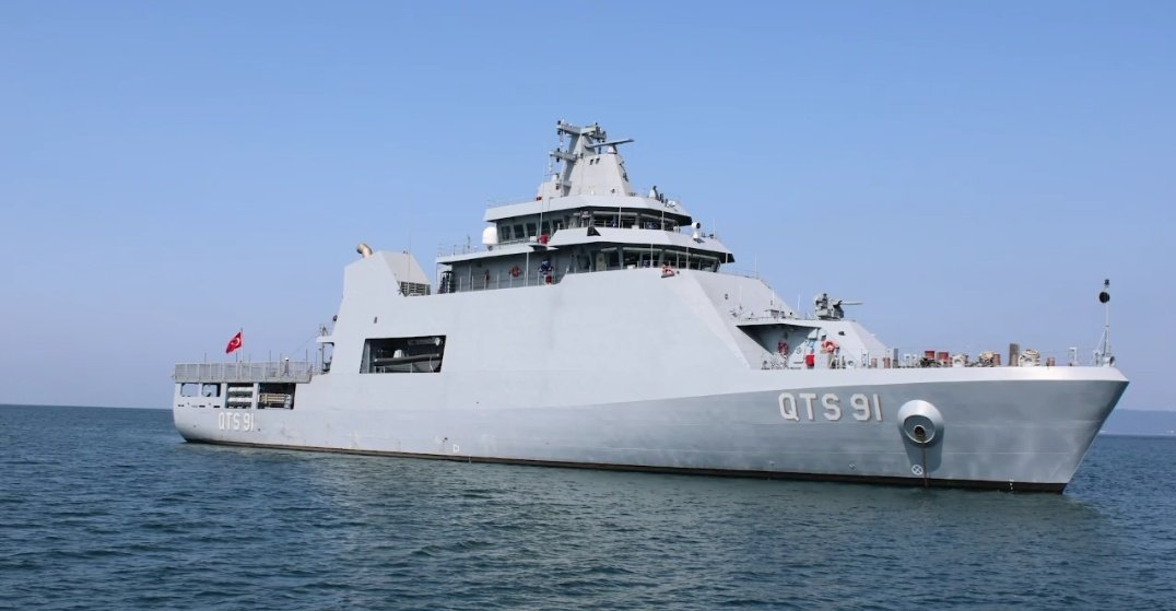 ترکیه سومین کشتی جنگی ساخت خود را تحویل قطر داد