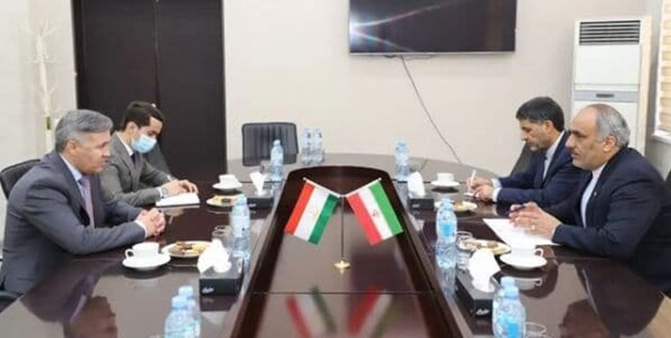 توسعه تعاملات اقتصادی محور دیدار سفیر ایران و رئیس اتاق تجارت تاجیکستان