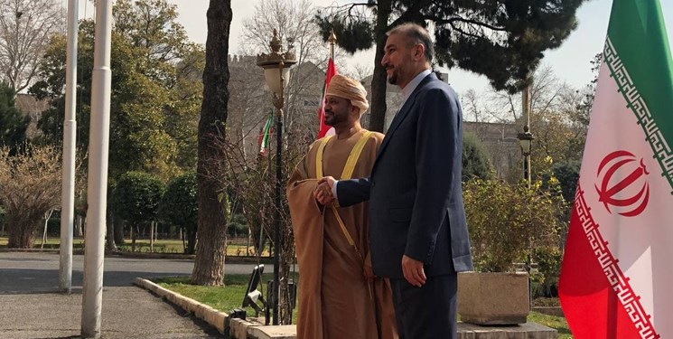 دیدار وزیر خارجه عمان با امیرعبداللهیان +فیلم