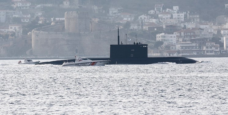 زیردریایی روستوف روسیه وارد دریای سیاه شد