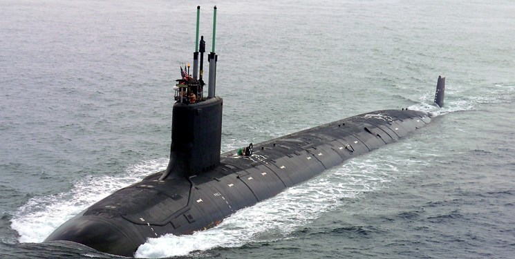 زیردریایی ویرجینیای آمریکا حریم دریایی روسیه را نقض کرد