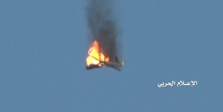 سرنگونی پهپاد جاسوسی نیروی هوایی سعودی در شمال غرب یمن