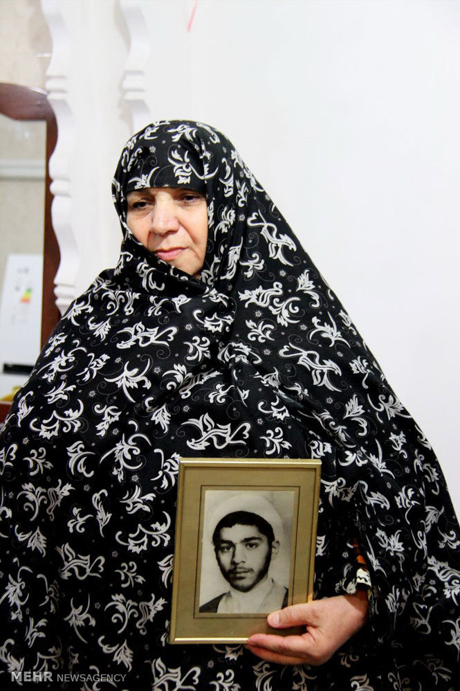 مادر شهید محمدحسین لطفی از طلبه‌های دفاع مقدس آسمانی شد
