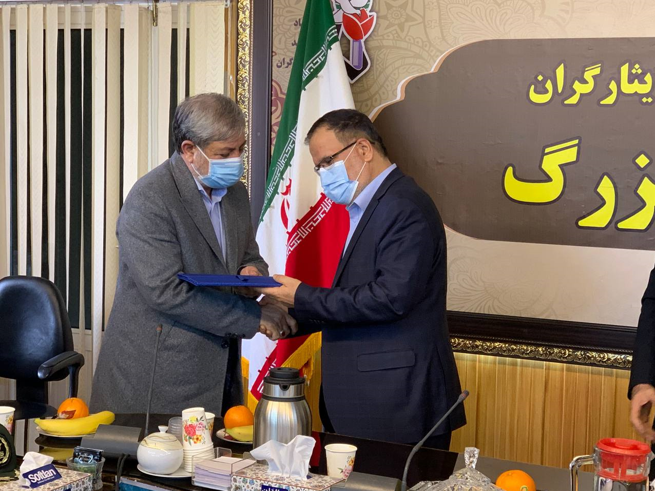 مدیرکل بنیاد شهید تهران در نخستین روز کاری به زیارت مزار شهدای گمنام رفت