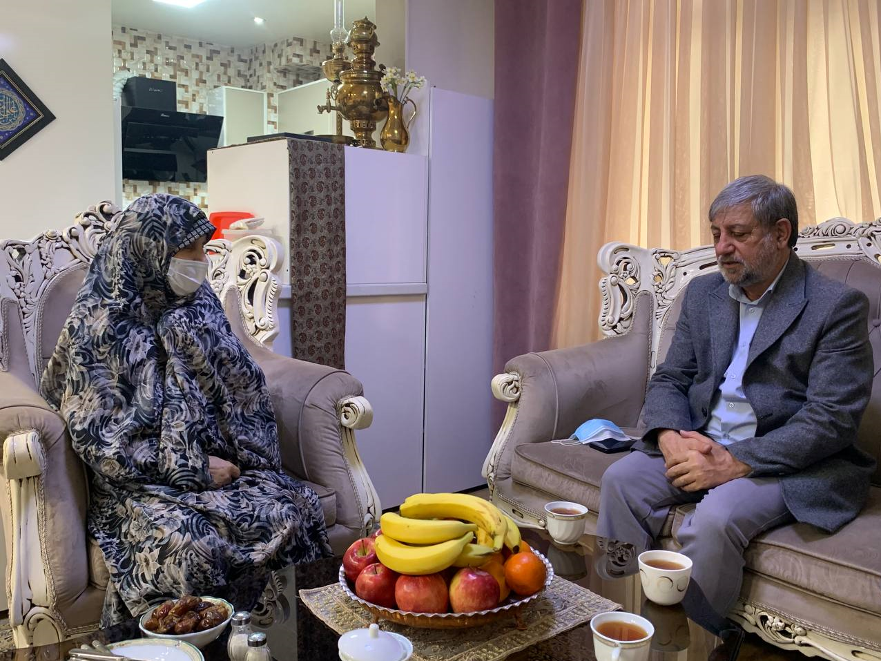 مدیرکل بنیاد شهید تهران در نخستین روز کاری به زیارت مزار شهدای گمنام رفت