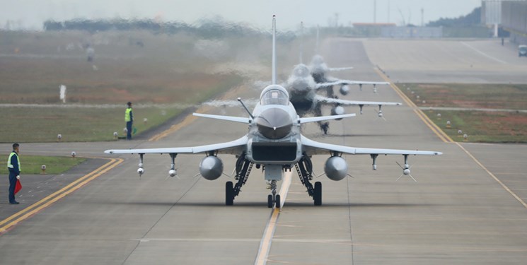 نمایش قدرت هوایی چین به آمریکا با انجام رزمایش بزرگ