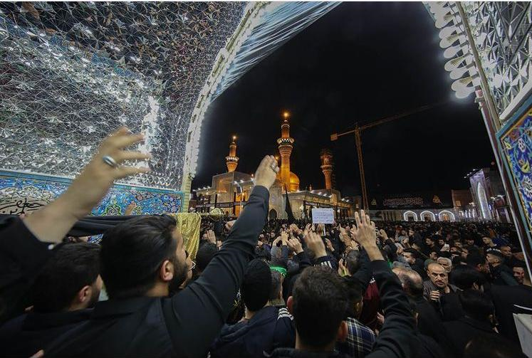 نوای «یا کاظم، یا مظلوم» در حرم امامین جوادین(ع) طنین‌انداز شد+عکس و فیلم