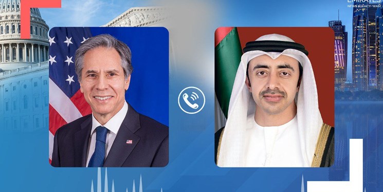وزرای خارجه امارات و آمریکا تلفنی گفت‌وگو کردند