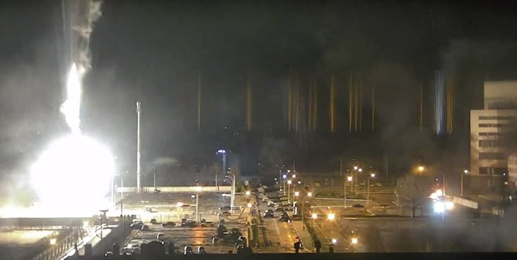 آتش‌سوزی در بزرگترین نیروگاه هسته‌ای اوکراین