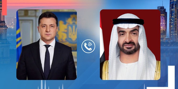 بن زاید با رئیس‌جمهور اوکراین تلفنی گفت‌وگو کرد