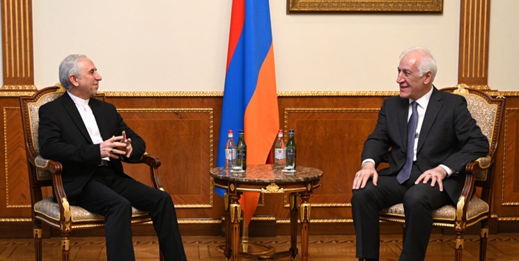 تاکید رئیس جمهور ارمنستان بر توسعه روابط با ایران