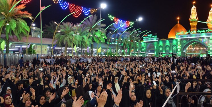 جشن نیمه شعبان با حضور ایرانیان در بین‌الحرمین برگزار می‌شود