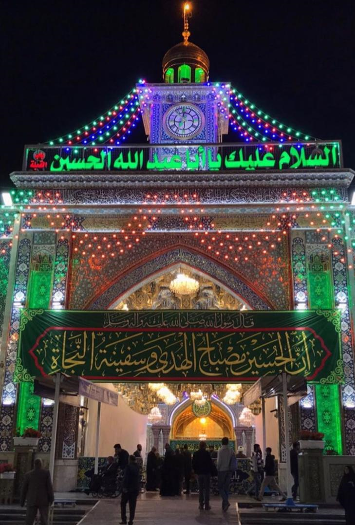 جوانان در کربلا میزبان زائران در روز میلاد علی اکبر (ع) شدند +فیلم