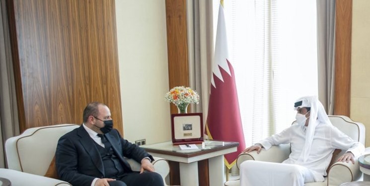 دیدار فرستاده ویژه رئیس جمهور اوکراین با امیر قطر