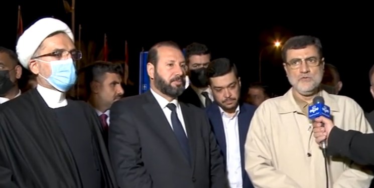 رئیس بنیاد شهید پس از سفر به عراق در محل شهادت شهید سلیمانی حضور یافت