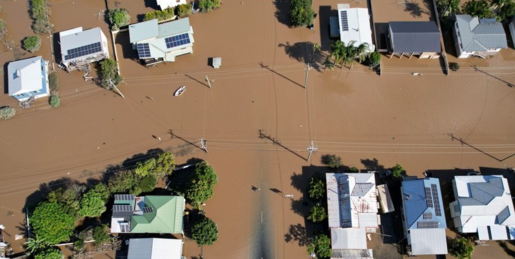 سیل و طوفان مرگبار در استرالیا +فیلم