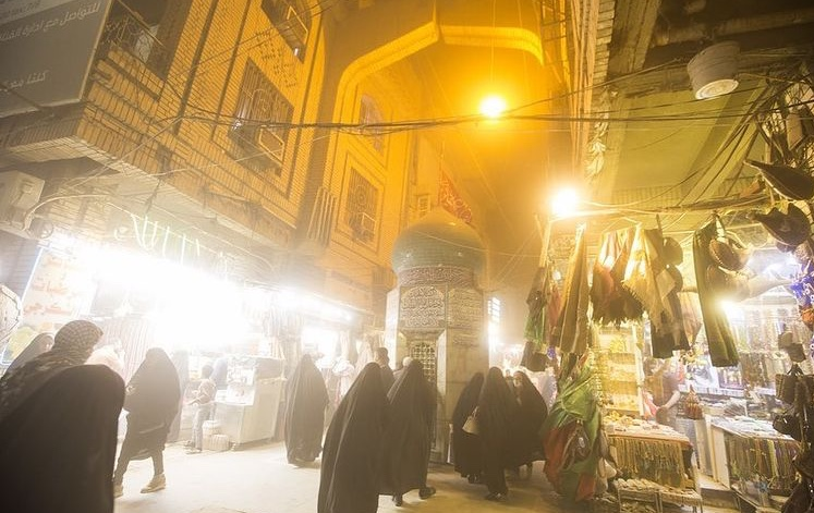 طوفانِ خاک، کربلا و نجف را درنوردید +عکس و فیلم