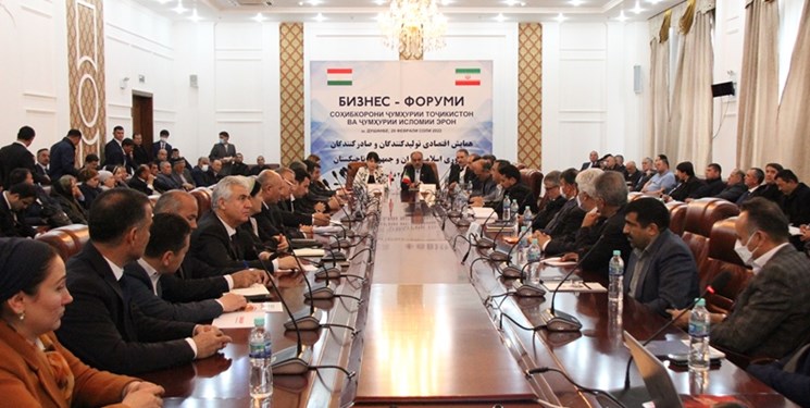 همایش مشترک تجار و فعالان اقتصادی تاجیکستان و ایران+تصاویر