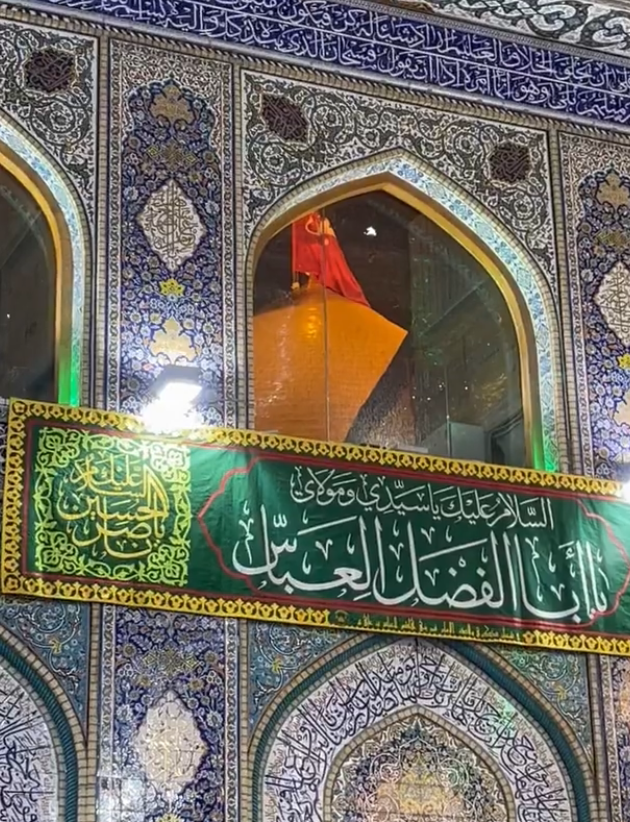همزمان با اعیاد شعبانیه حرم‌های کربلا  با ۳ هزار شاخه گل تزئین شد+عکس و فیلم