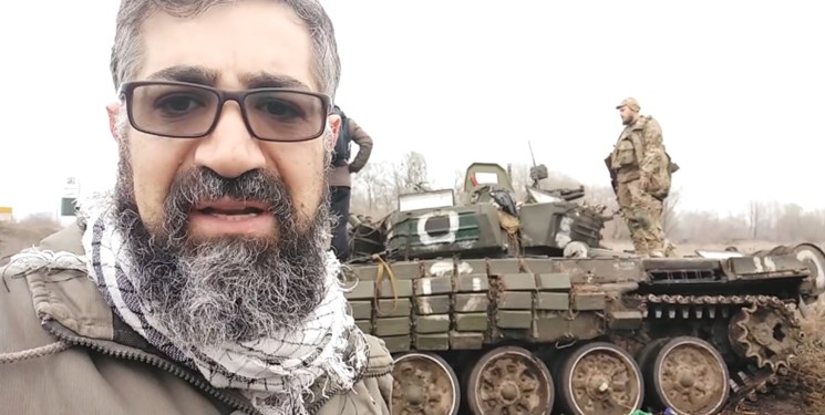 اختصاصی| حضور خبرنگار فارس در جمع نیروهای مردمی اوکراین در ۷۰ کیلومتری کی‌یف