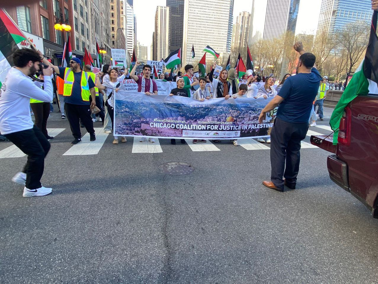 تظاهرات در آمریکا و اروپا در حمایت از فلسطین+تصاویر
