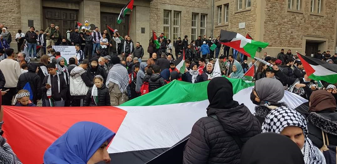 تظاهرات در آمریکا و اروپا در حمایت از فلسطین+تصاویر
