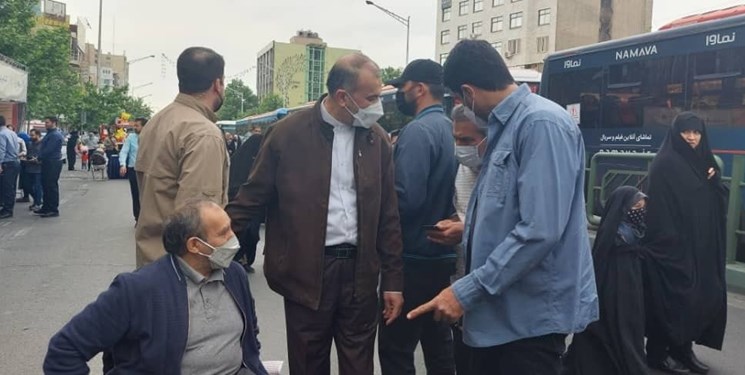 حضور امیرعبداللهیان در راهپیمایی روز قدس در تهران