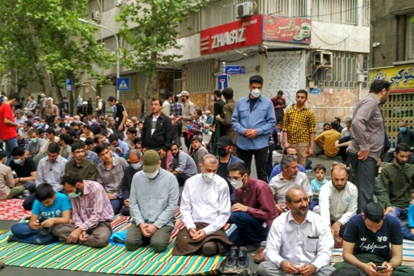 حضور امیرعبداللهیان در راهپیمایی روز قدس در تهران