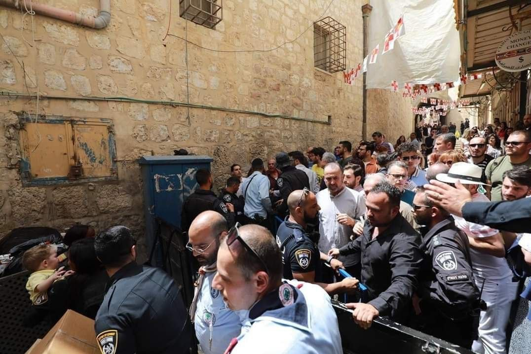 درگیری صهیونیست‌ها با مسیحیان در بیت‌المقدس