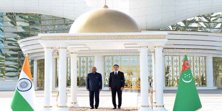 دیدار روسای جمهور ترکمنستان و هند در «عشق‌آباد»