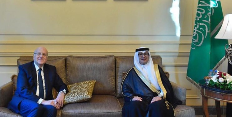 سفیر عربستان سعودی و نخست وزیر لبنان دیدار کردند