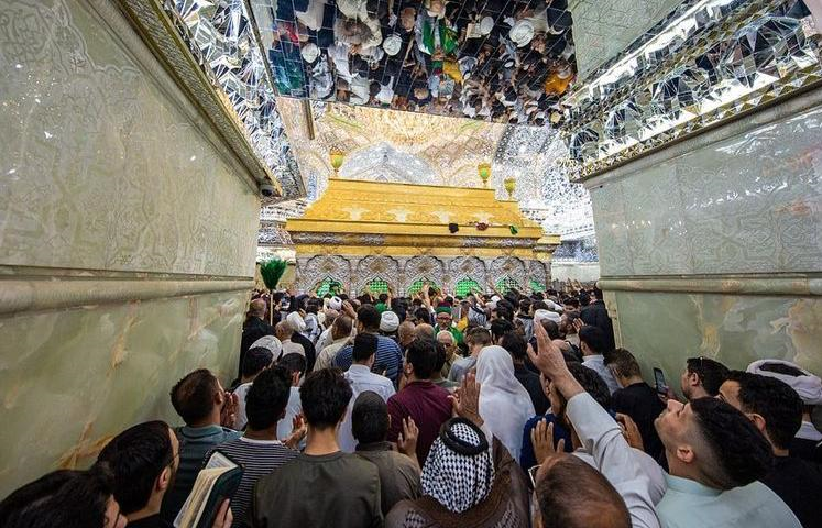 طنین «الهی العفو» در حرم‌های مطهر کربلا و نجف پیچید+عکس و فیلم