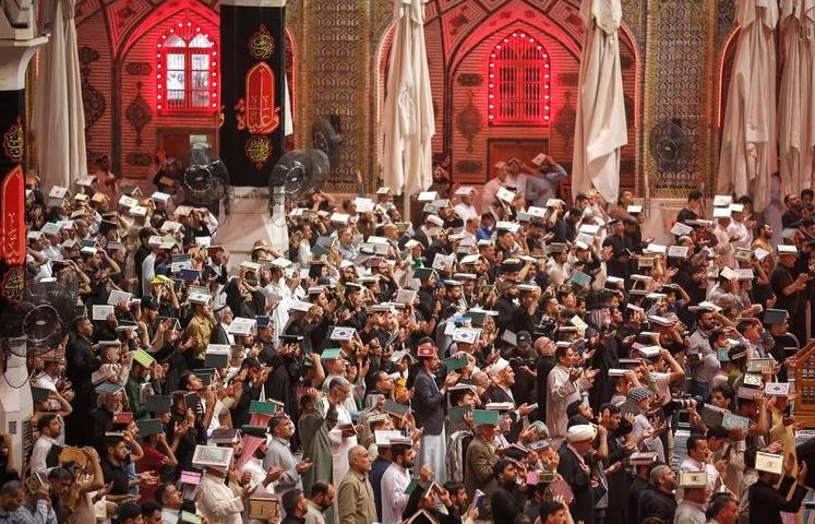 طنین «الهی العفو» در حرم‌های مطهر کربلا و نجف پیچید+عکس و فیلم