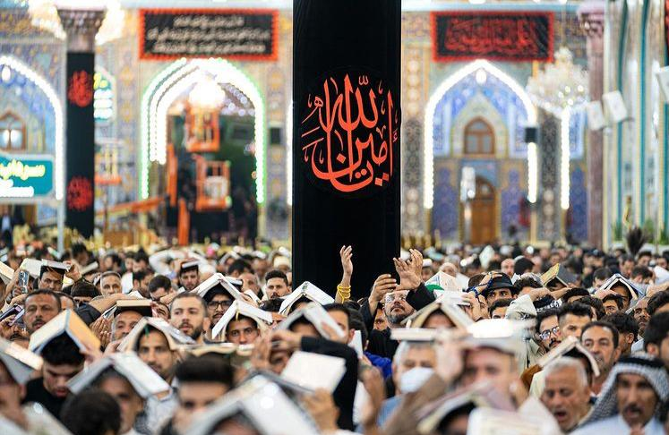 طنین «الهی العفو» در حرم‌های مطهر کربلا و نجف پیچید+عکس و فیلم