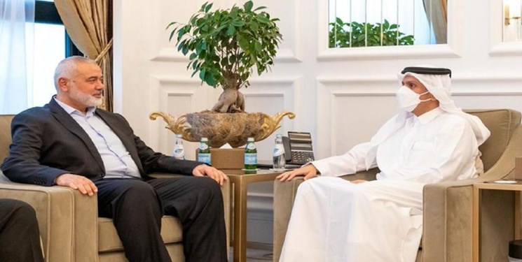 «هنیه» با وزیر خارجه قطر دیدار کرد