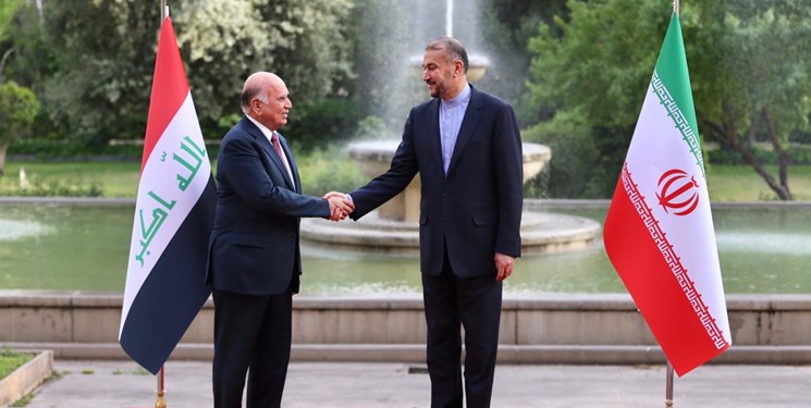 وزیر خارجه عراق با امیرعبداللهیان دیدار کرد+فیلم