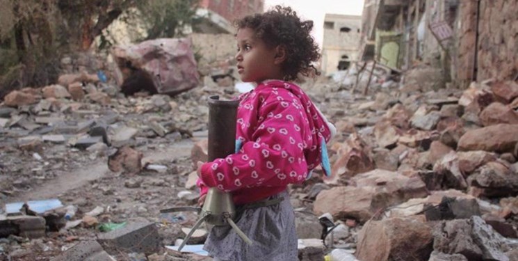 ۵ کودک یمنی در انفجار بمب خوشه‌ای کشته و زخمی شدند