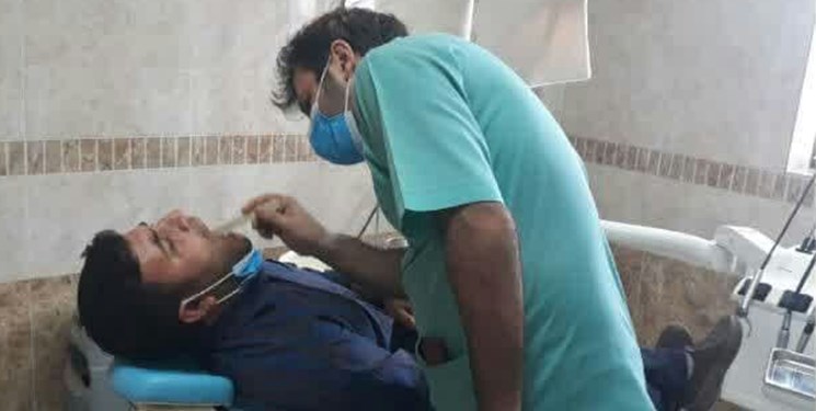 ارائه خدمات دندانپزشکی به کارگران البرز در تعطیلات عید فطر