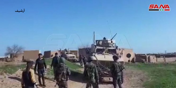 اهالی روستاهای شرق سوریه کاروان نظامیان آمریکا را بیرون کردند