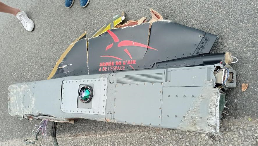 برخورد 2 جنگنده «رافال» فرانسه در نمایشگاه هوایی پاریس