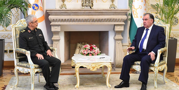 دیدار سرلشکر«باقری» با رئیس جمهور تاجیکستان