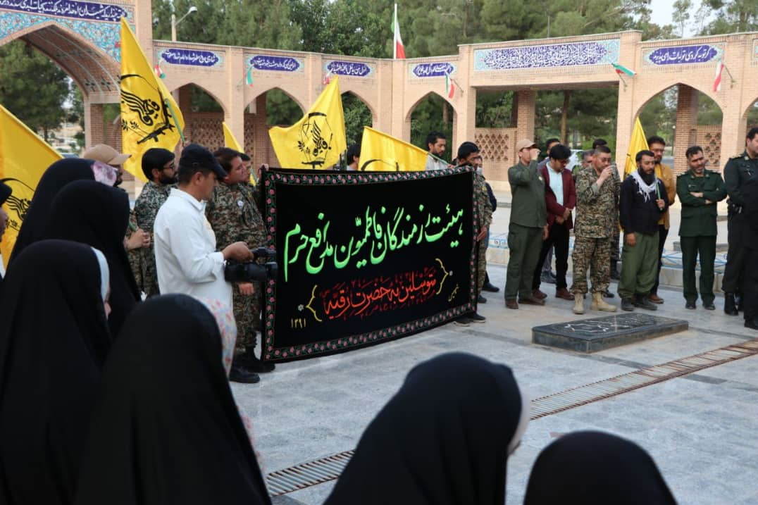 رزمندگان فاطمیون با شهید افغانستانی «رجبعلی غلامی» تجدید میثاق کردند +تصاویر